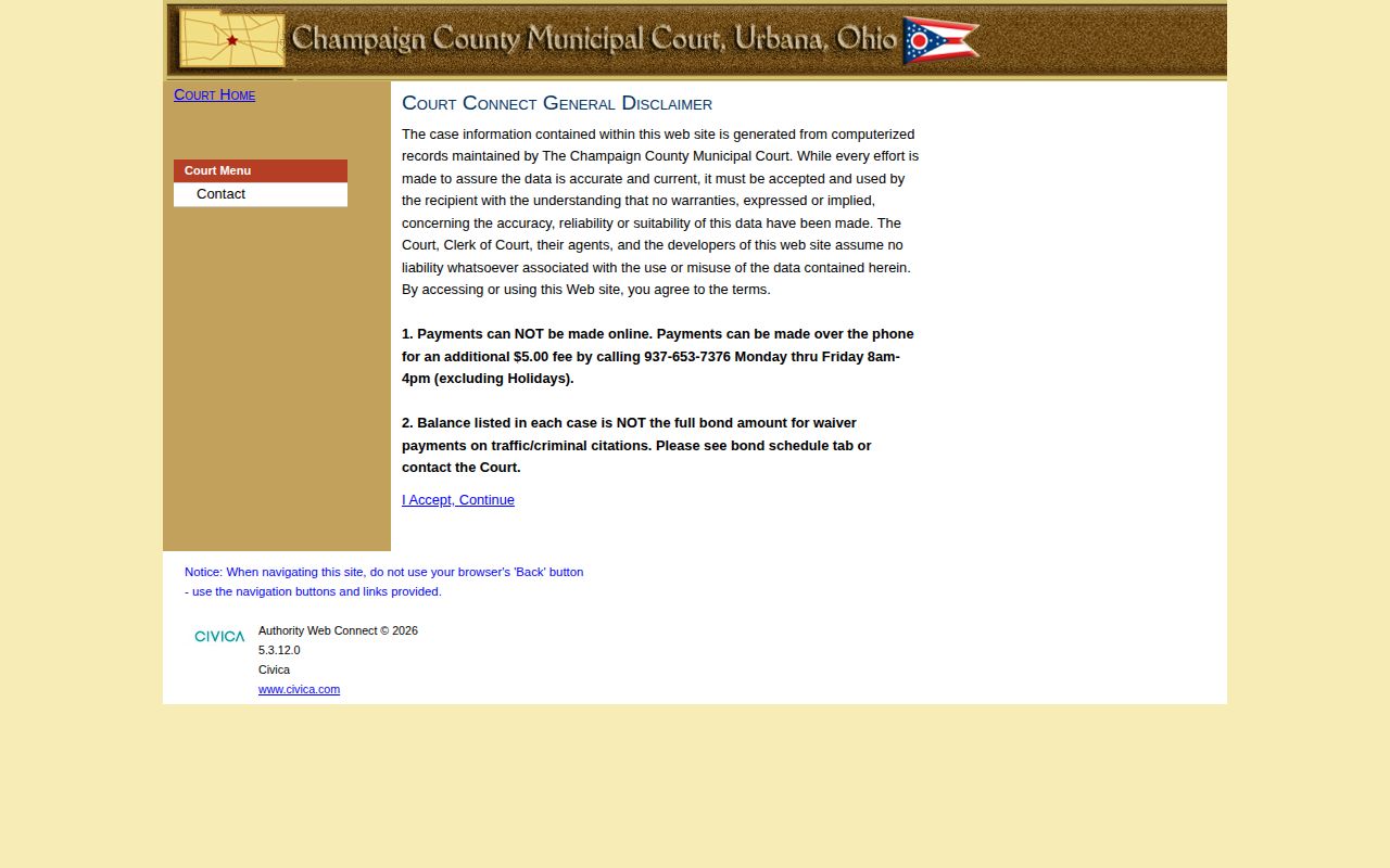 Champaign County Municipal Court release record search